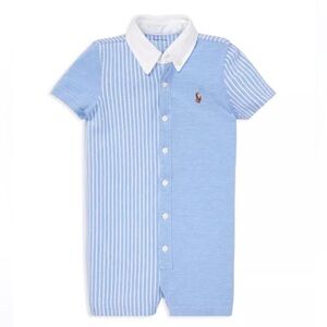 Ralph Lauren Boys' Striped Oxford Shortall